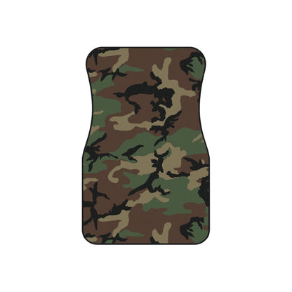 M81 Woodland Camo All-Weather Car Mats (Set of 4) _ Concealing Coloration