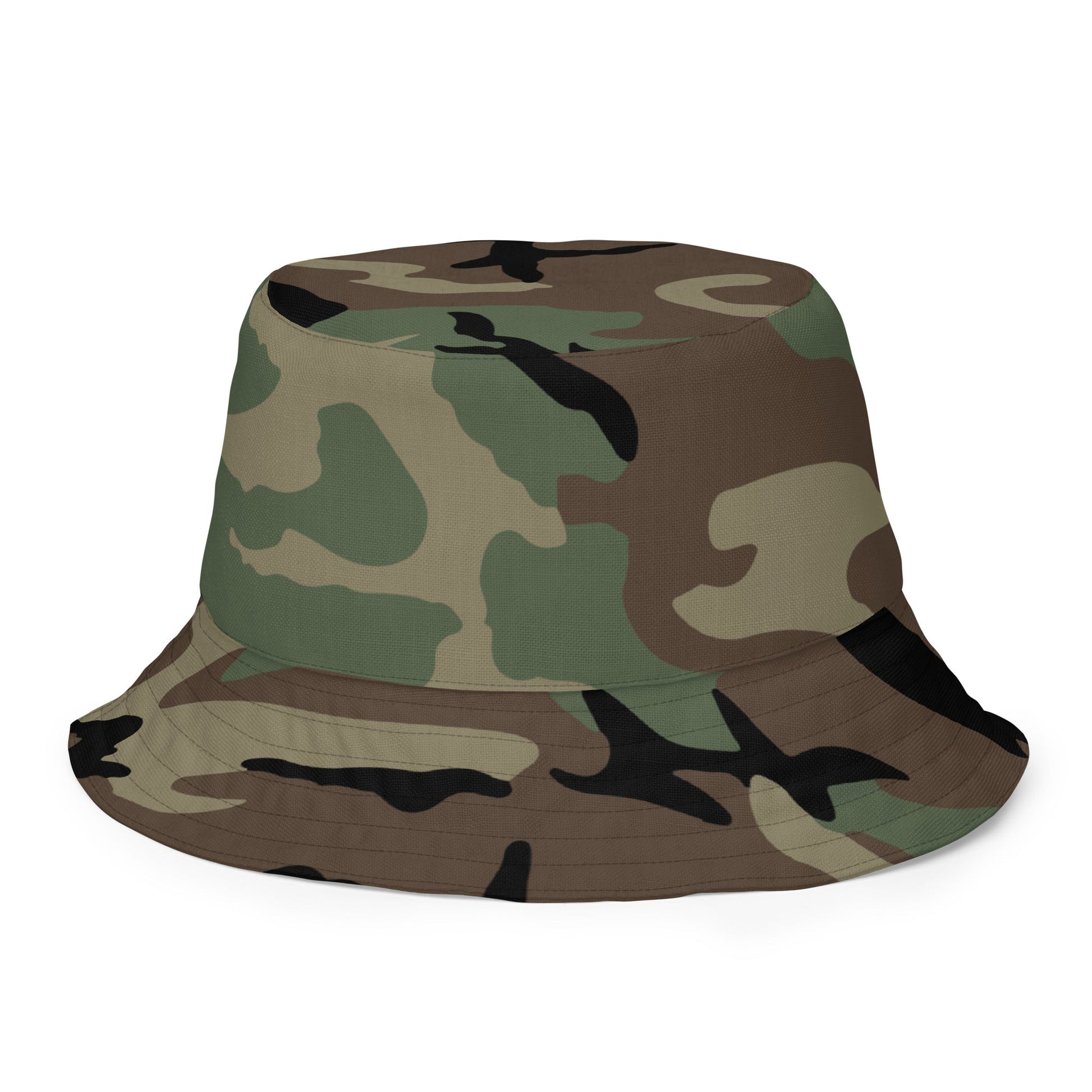M81 Woodland Camo Bucket Hat _ Concealing Coloration