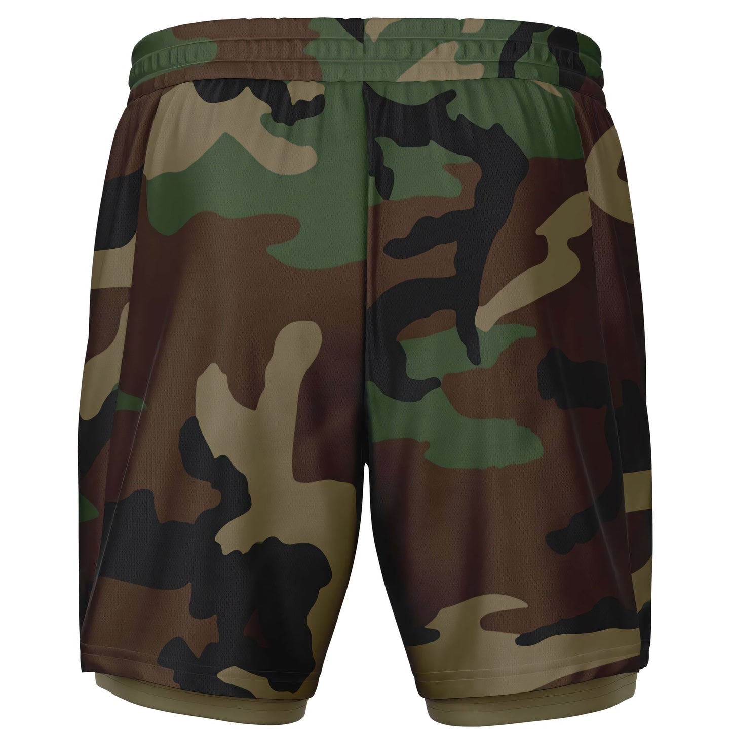 M81 Woodland Camo Lined Shorts 7" _ Concealing Coloration