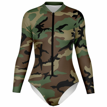 M81 Woodland Camo Bodysuit