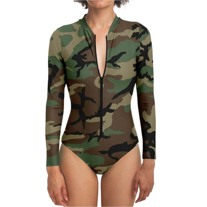 M81 Woodland Camo Bodysuit