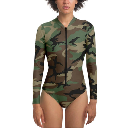 M81 Woodland Camo Bodysuit