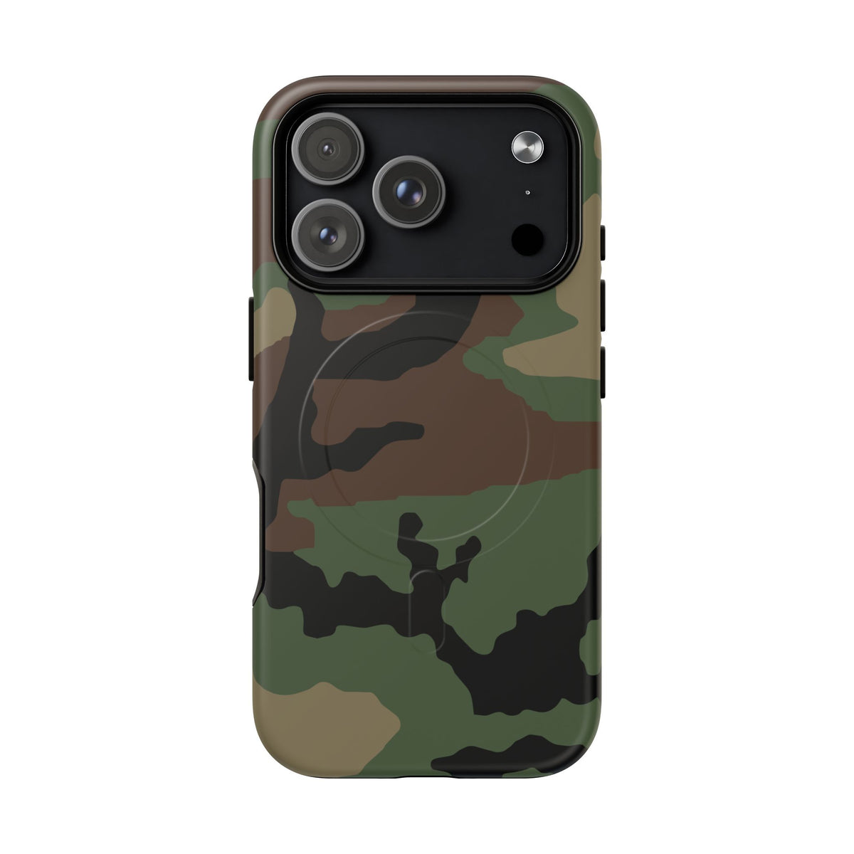 M81 Woodland Camo MagSafe iPhone 18 Pro Field Case phone case.