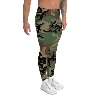 M81 Woodland Camo Men's Leggings