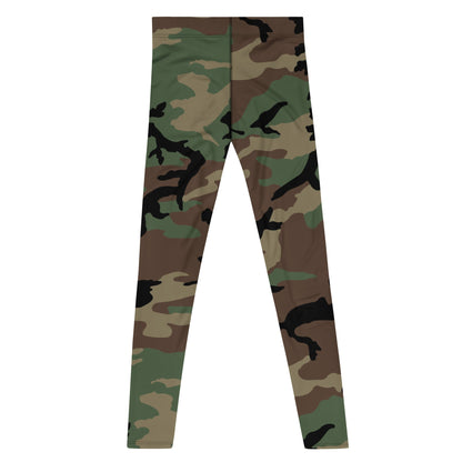 M81 Woodland Camo Men's Leggings