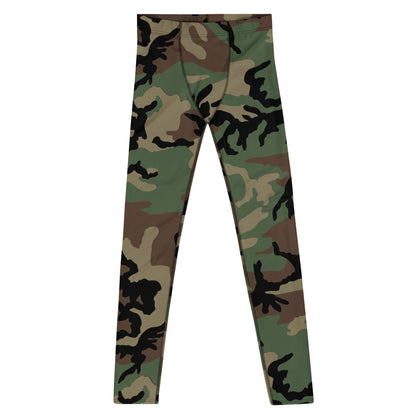 M81 Woodland Camo Men's Leggings