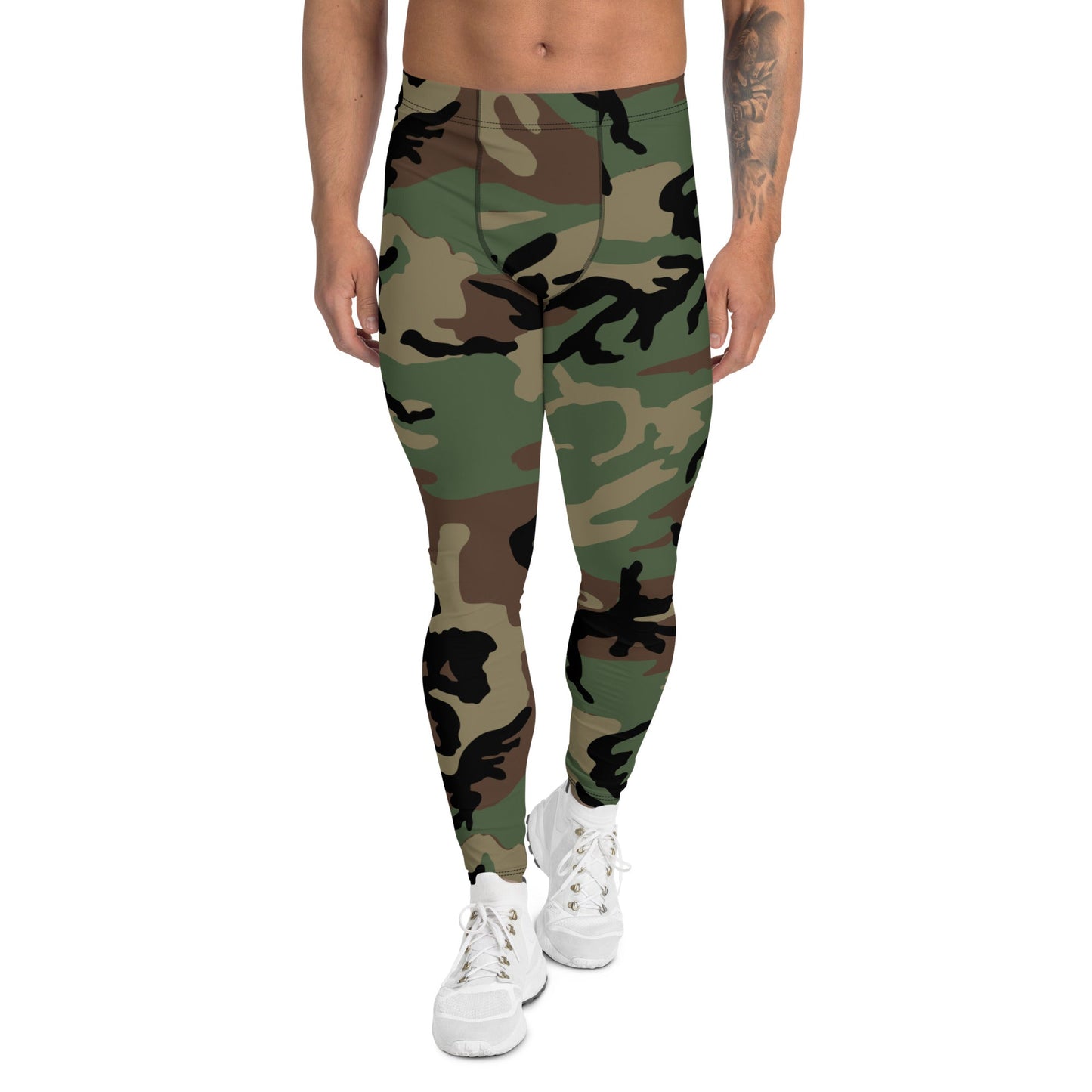 M81 Woodland Camo Men's Leggings