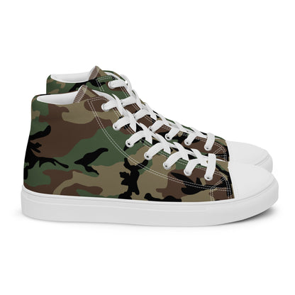 M81 Woodland Camo Men's Sneaker Hi