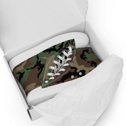 M81 Woodland Camo Men's Sneaker Hi