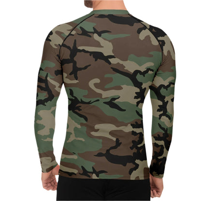 M81 Woodland Camo Men's Long-sleeve Base Layer