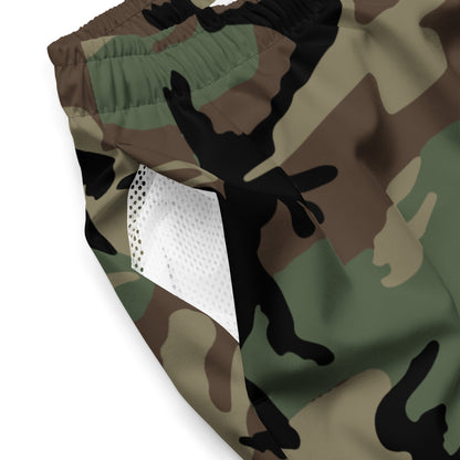 M81 Woodland Camo Swim Trunks