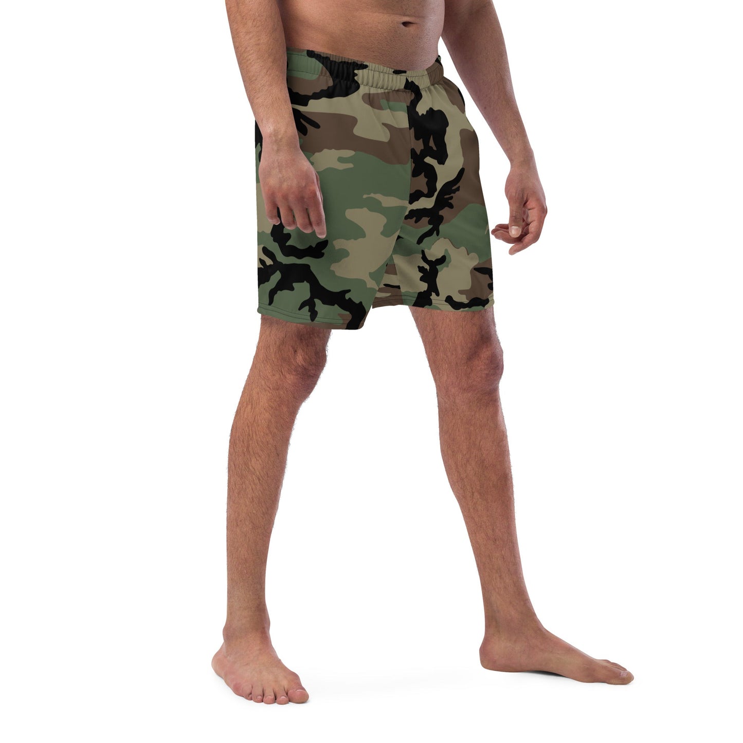 M81 Woodland Camo Swim Trunks