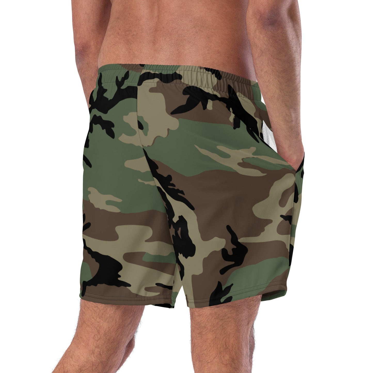 M81 Woodland Camo Swim Trunks