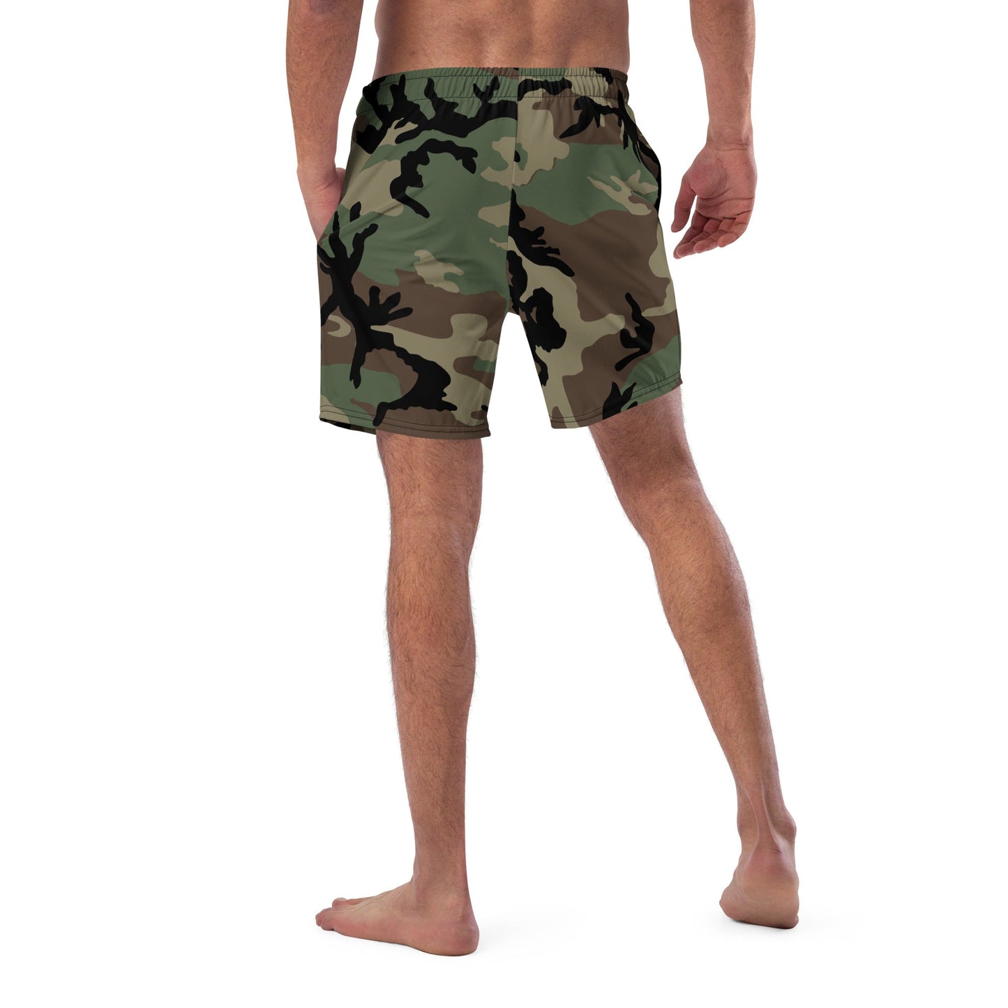 M81 Woodland Camo Swim Trunks