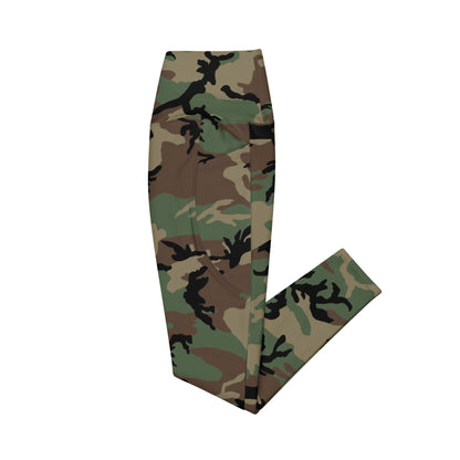 M81 Woodland Camo Tech Leggings