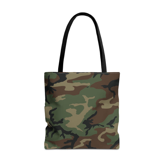 M81 Woodland Camo Tote Bag