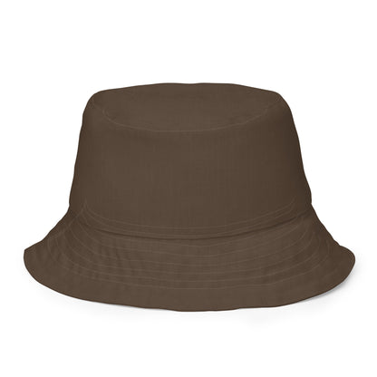 M81 Woodland Camo Underbrim Bucket Hat - Brown _ Concealing Coloration
