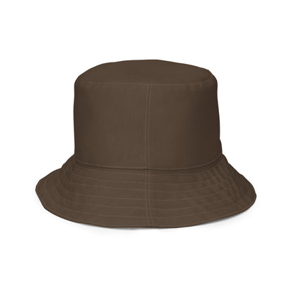 M81 Woodland Camo Underbrim Bucket Hat - Brown _ Concealing Coloration