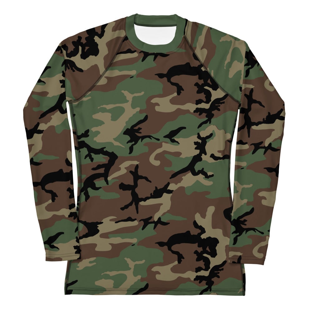 M81 Woodland Camo Women's Long-sleeve Base Layer