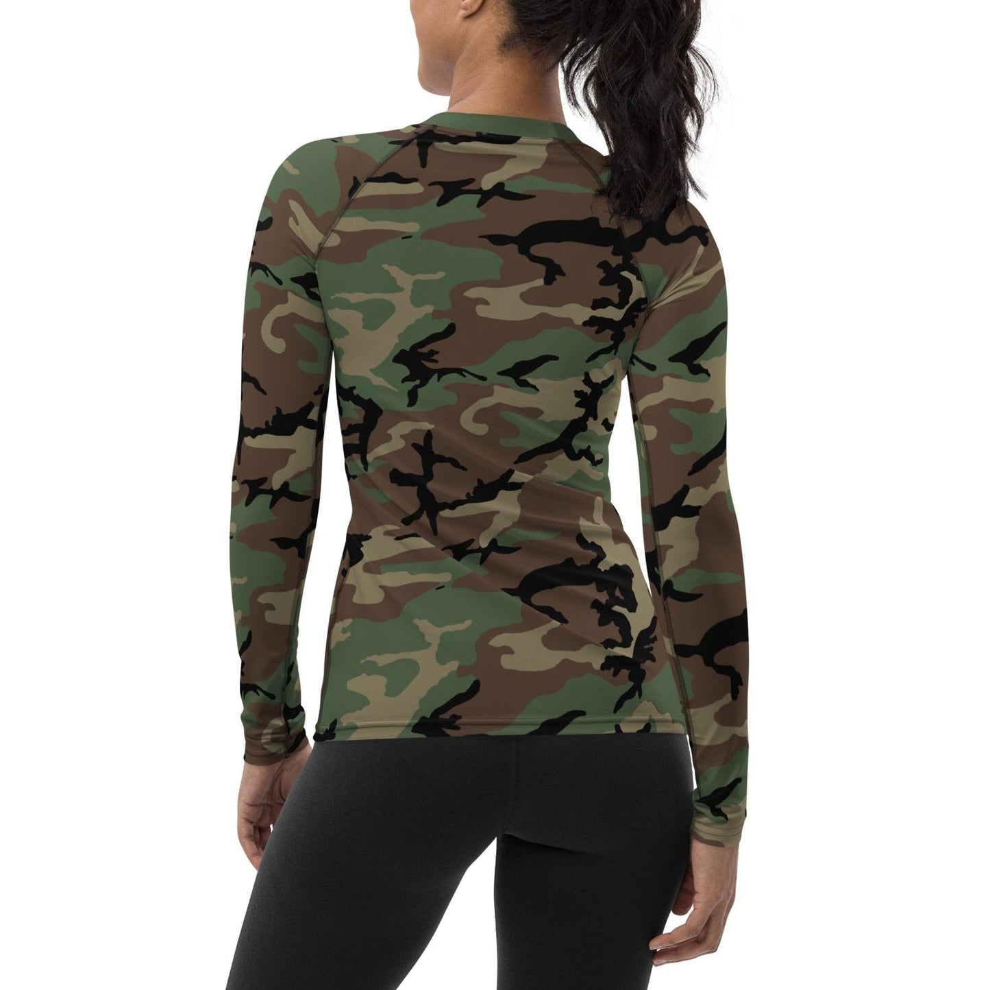 M81 Woodland Camo Women's Long-sleeve Base Layer