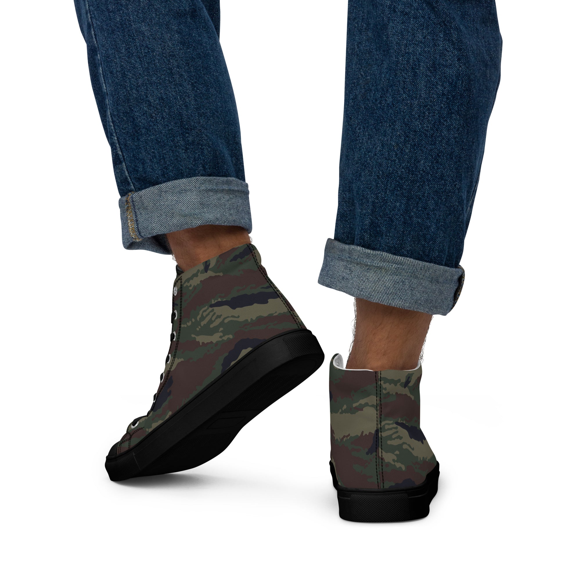 Kamysh Woodland Camo Men’s Sneaker Hi _ Concealing Coloration