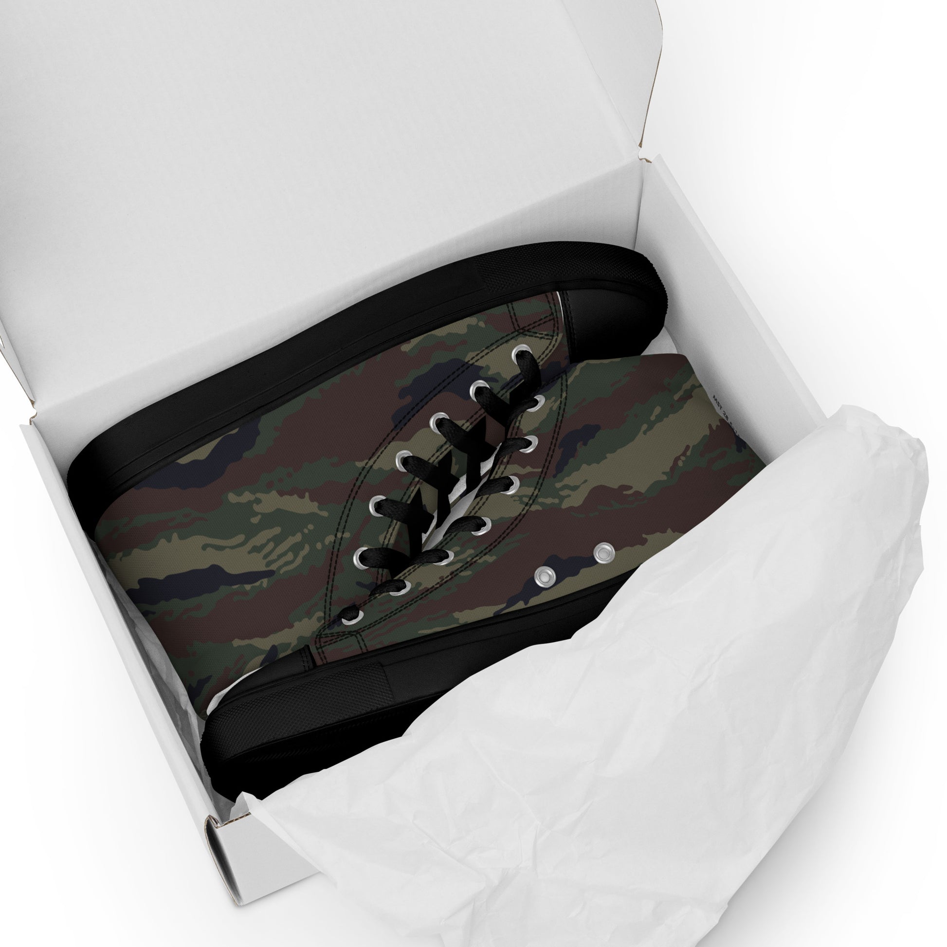 Kamysh Woodland Camo Men’s Sneaker Hi _ Concealing Coloration