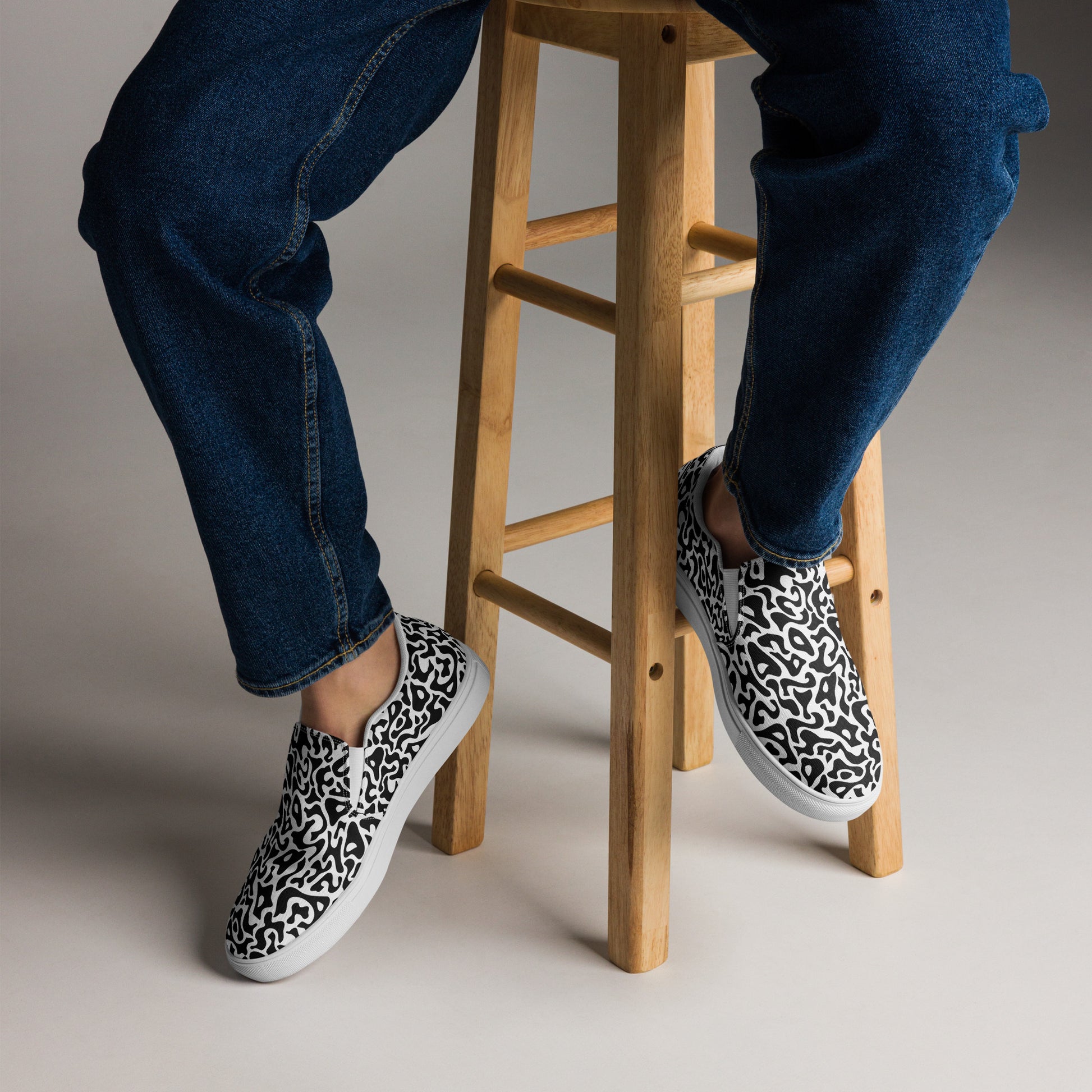 KMA Bacteria Camo Men's Slip-On Sneaker