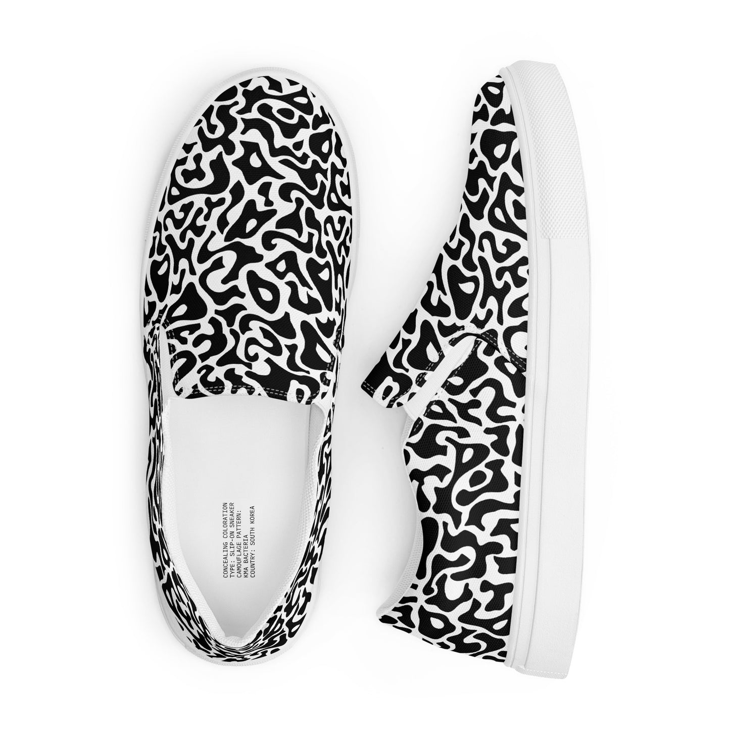 KMA Bacteria Camo Men's Slip-On Sneaker
