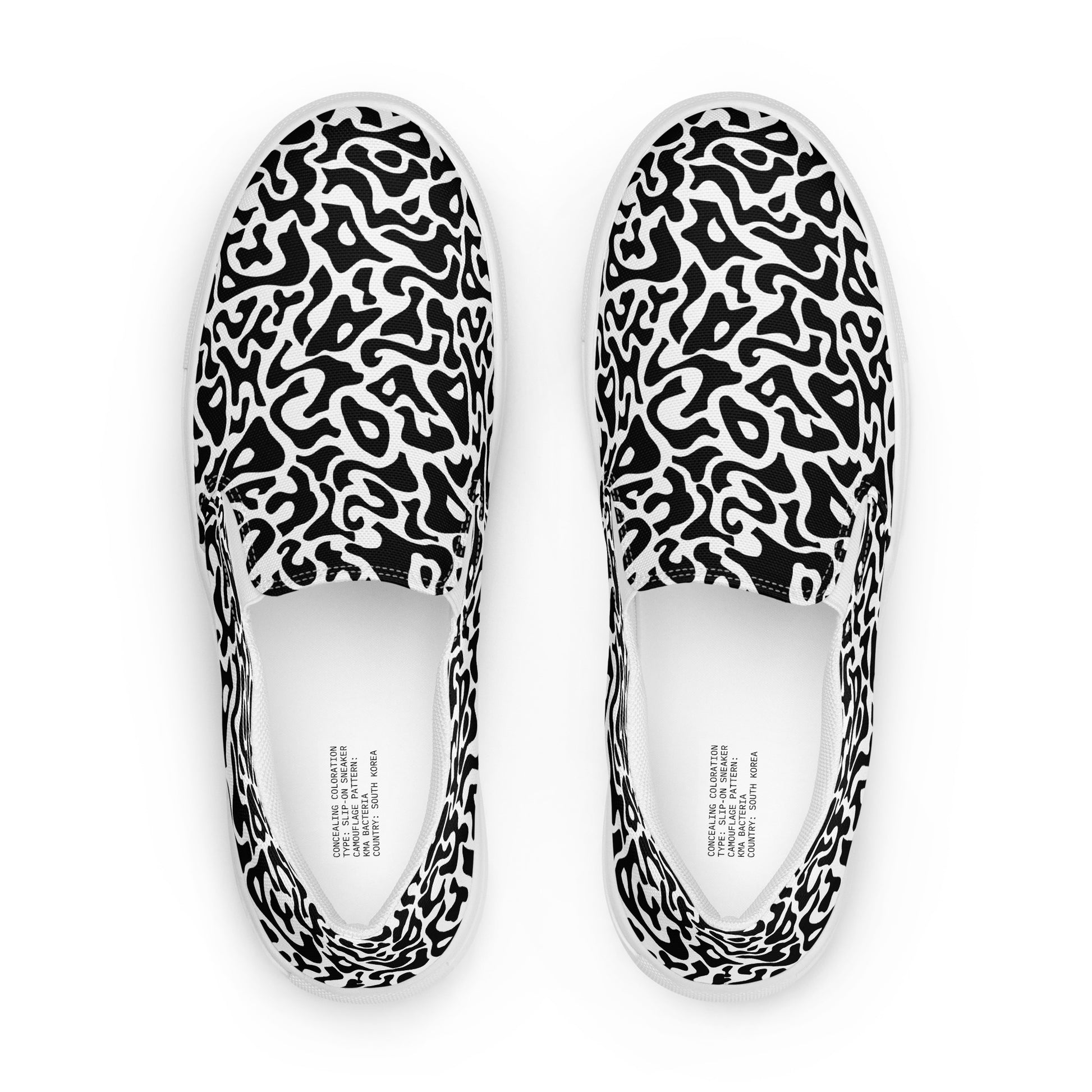 KMA Bacteria Camo Men's Slip-On Sneaker