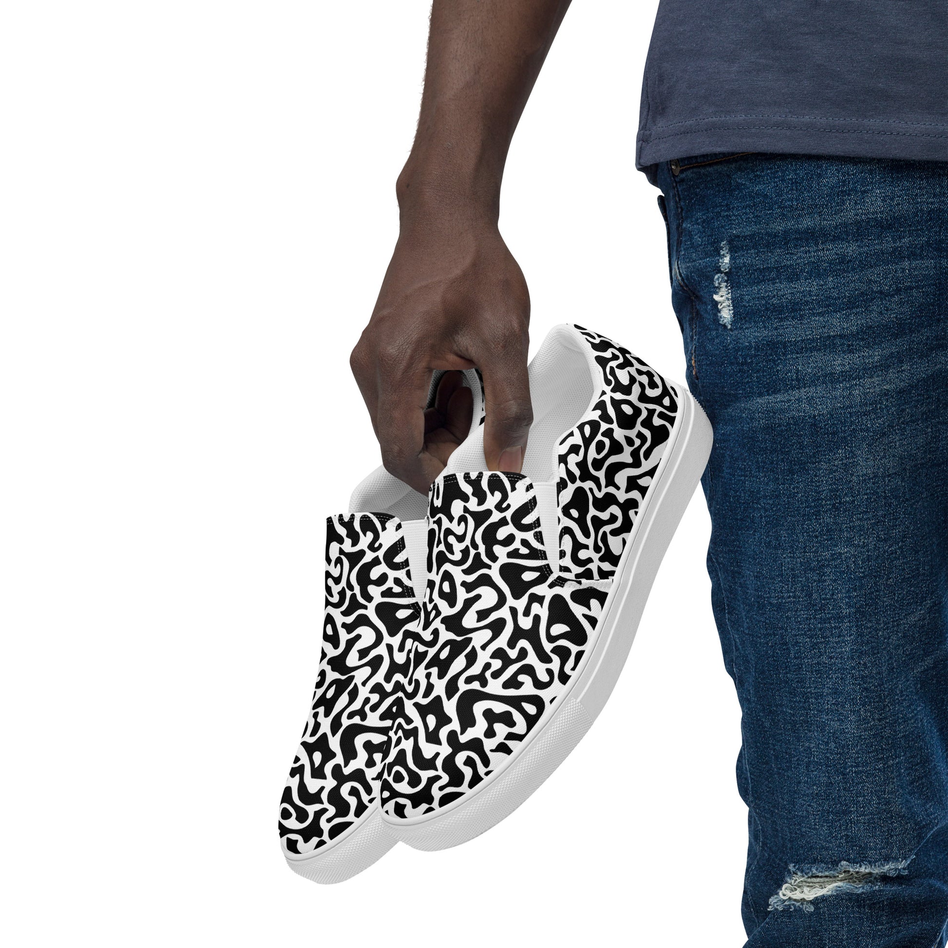 KMA Bacteria Camo Men's Slip-On Sneaker