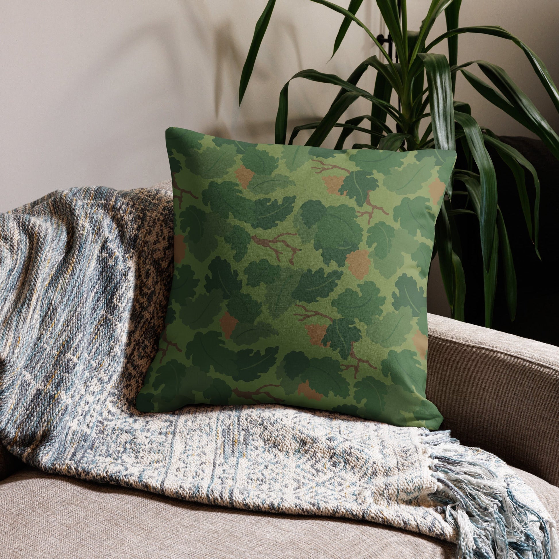 Mitchell Camo 22" Throw Pillow _ Concealing Coloration