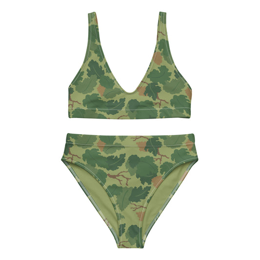 Mitchell Camo High-Waisted Bikini Set