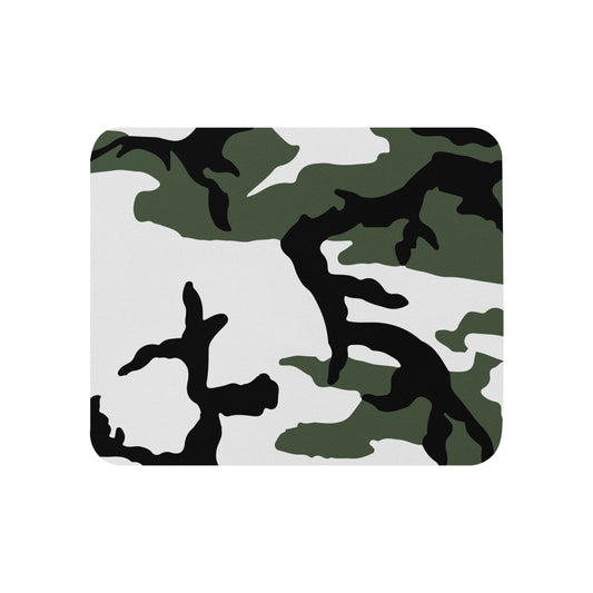 Three-Color Snow Camo Mouse Pad _ Concealing Coloration