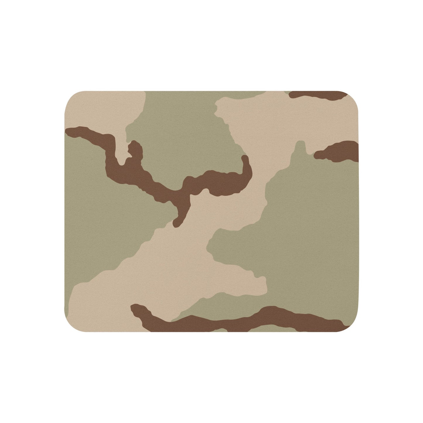 Three-Color Desert Camo Mouse Pad _ Concealing Coloration