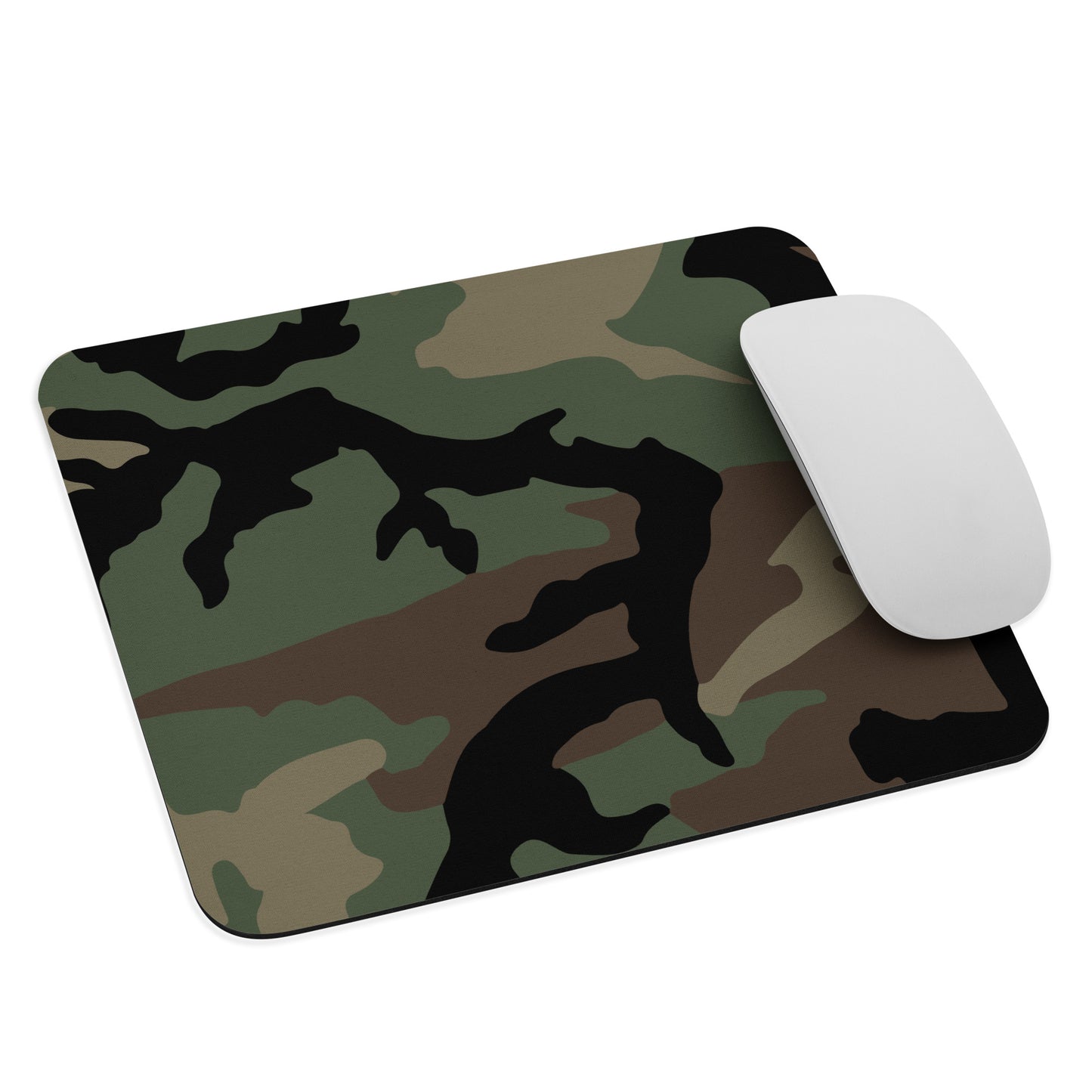 M81 Woodland Camo Mouse Pad _ Concealing Coloration