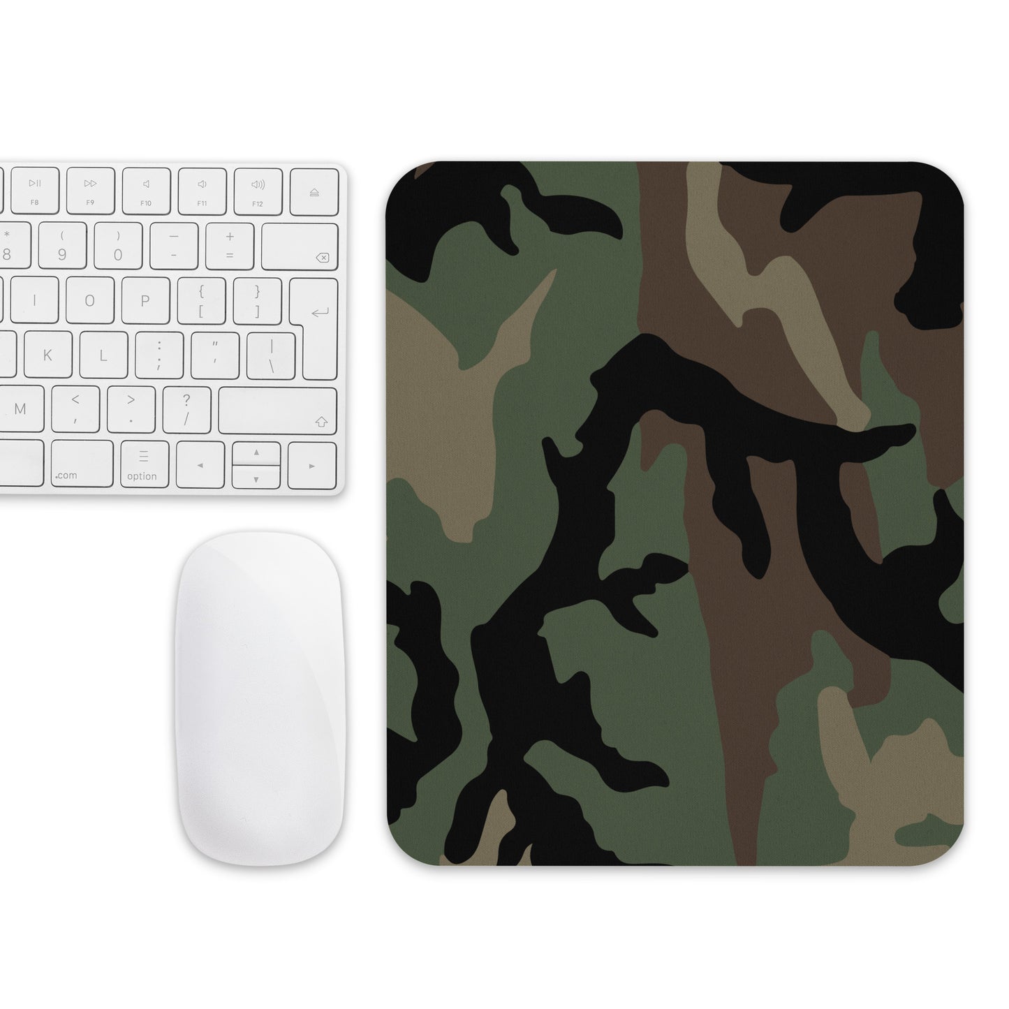 M81 Woodland Camo Mouse Pad _ Concealing Coloration