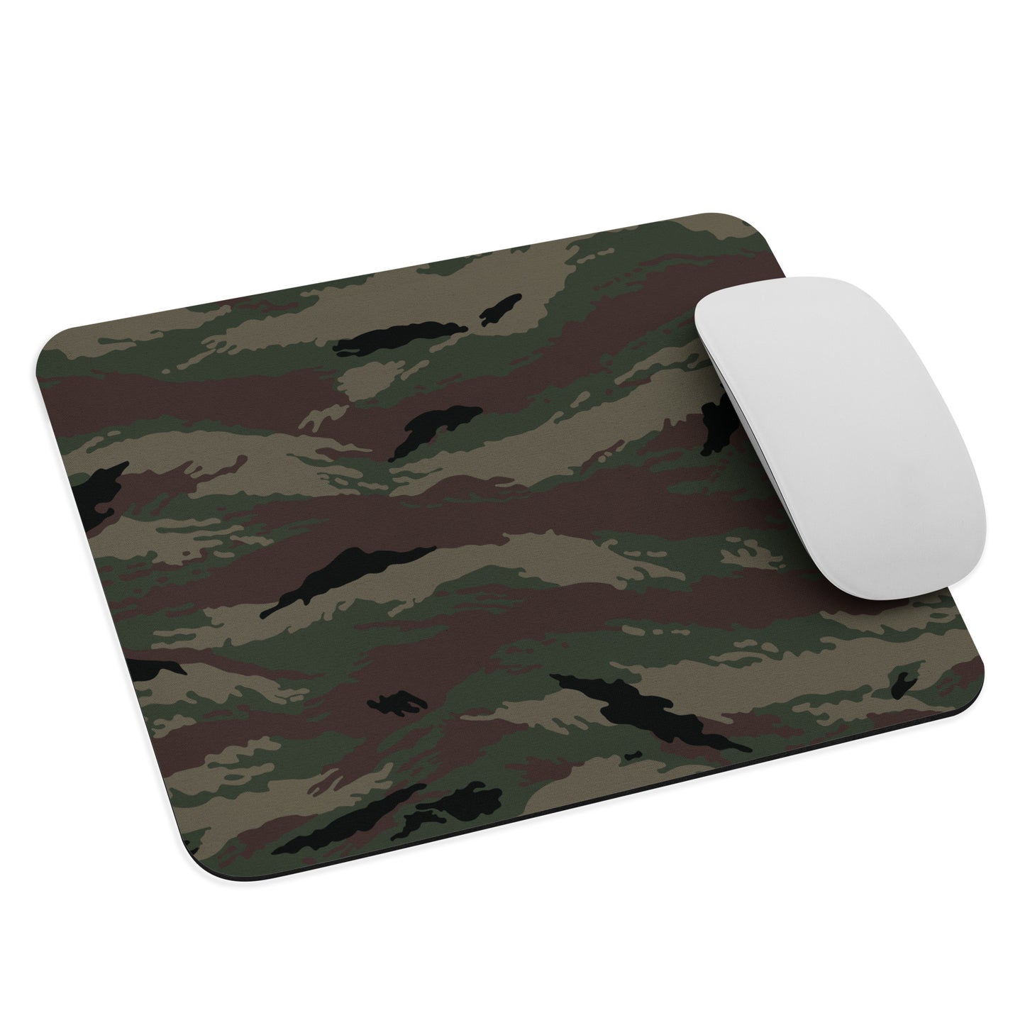 Kamysh Woodland Camo Mouse Pad _ Concealing Coloration