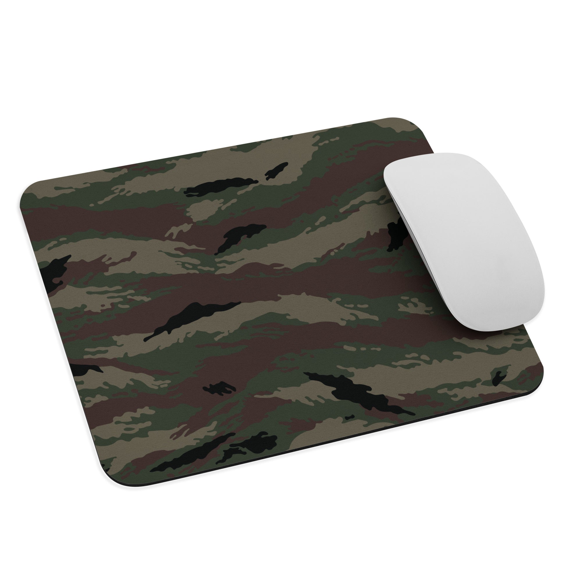 Kamysh Woodland Camo Mouse Pad _ Concealing Coloration