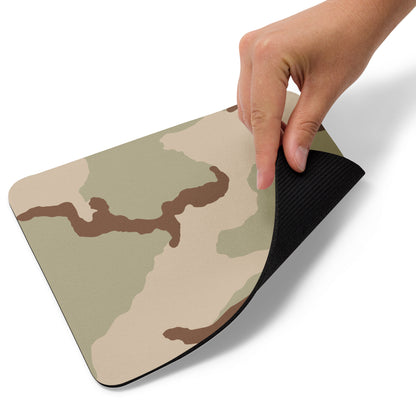 Three-Color Desert Camo Mouse Pad _ Concealing Coloration