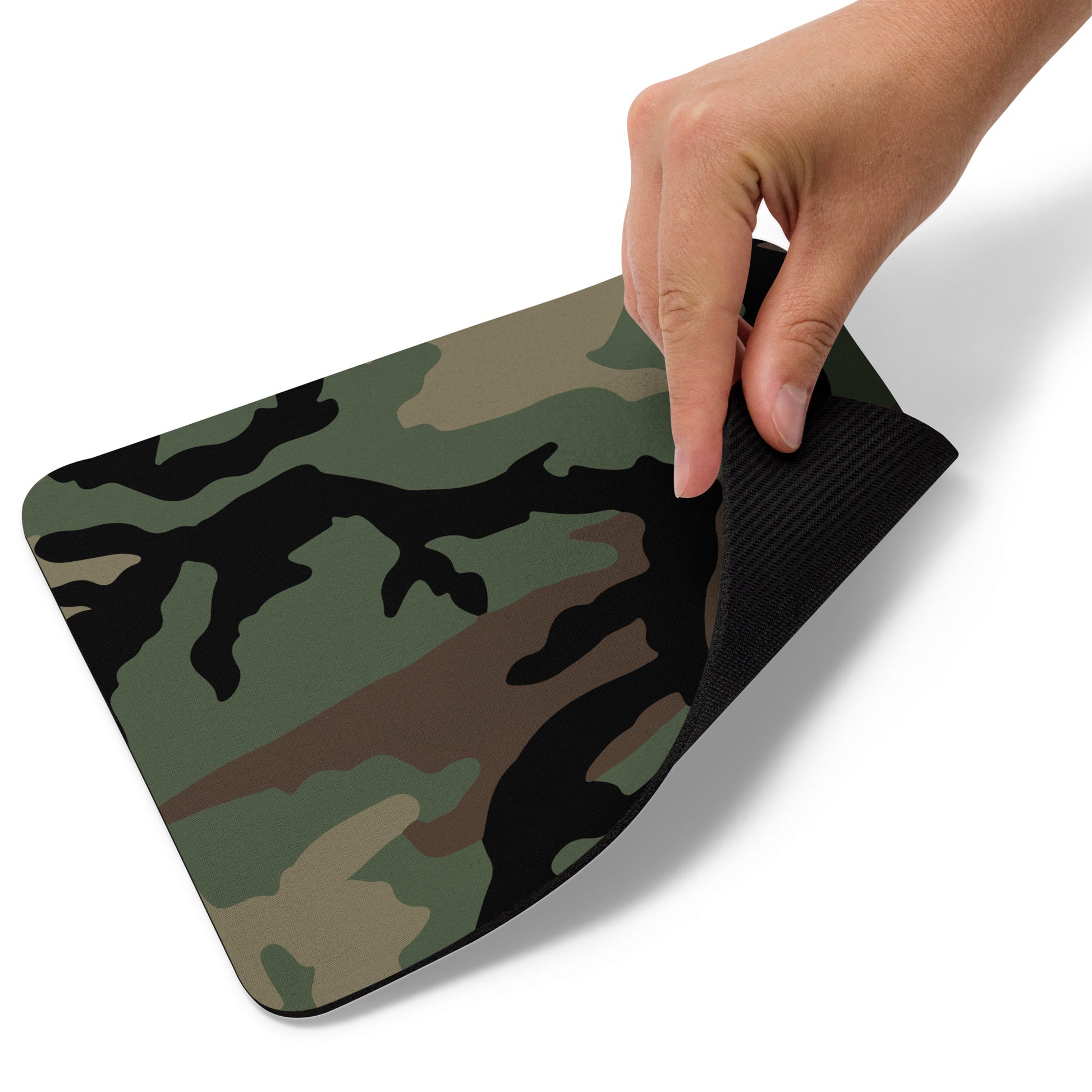M81 Woodland Camo Mouse Pad _ Concealing Coloration