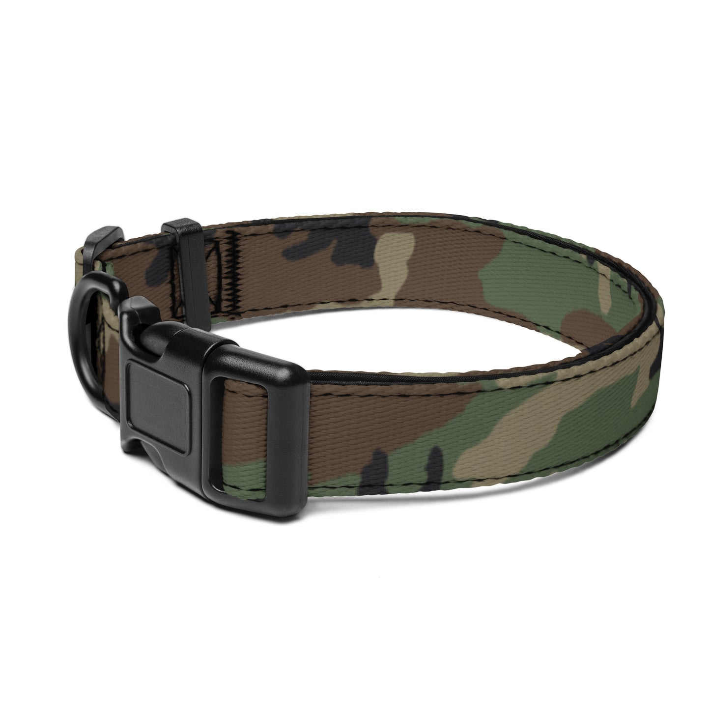 M81 Woodland Camo Dog Collar - Concealing Coloration