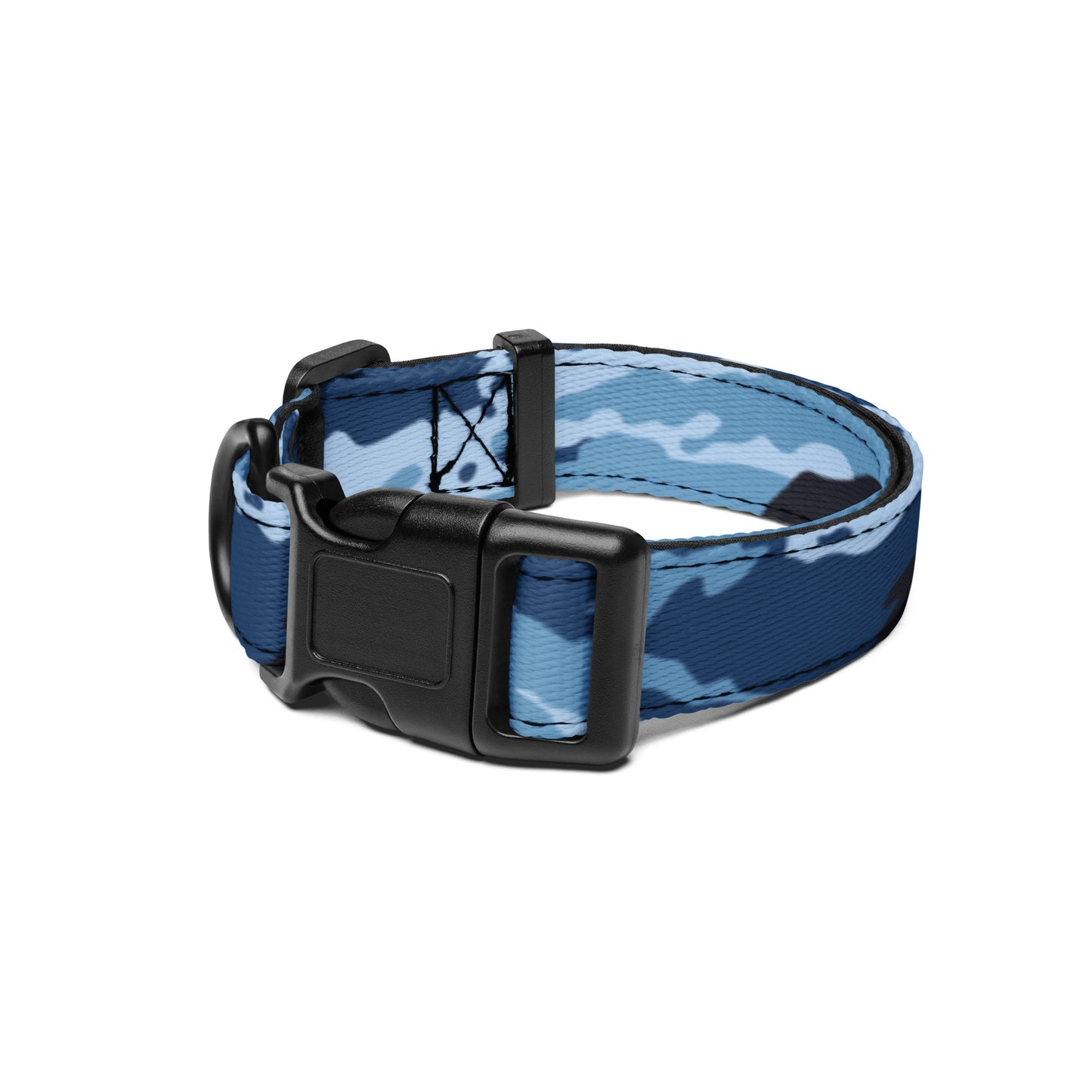 Kamysh Blue Camo Dog Collar - Concealing Coloration
