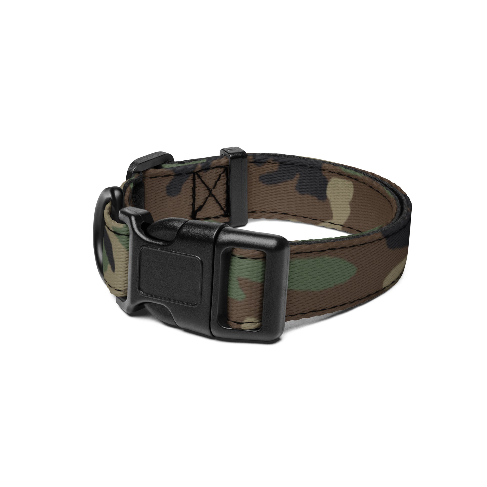 M81 Woodland Camo Dog Collar - Concealing Coloration