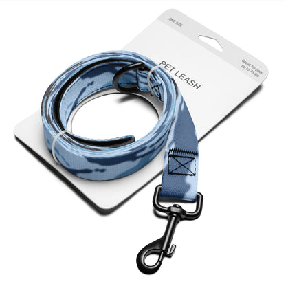 Kamysh Blue Camo Dog Leash - Concealing Coloration