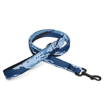 Kamysh Blue Camo Dog Leash - Concealing Coloration