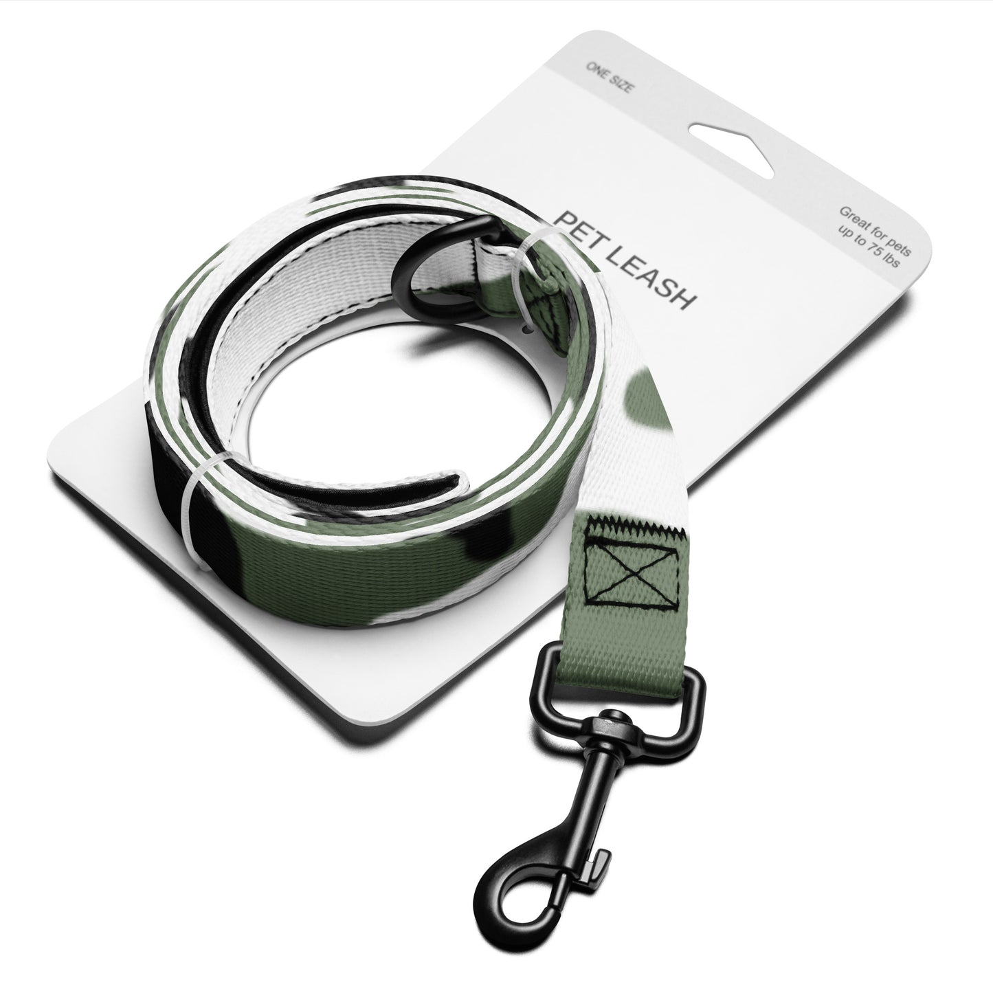 Three-Color Snow Camo Dog Leash _ Concealing Coloration