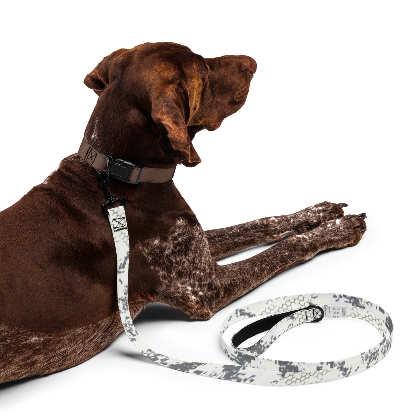 BlindTech Snow Camo Dog Leash _ Concealing Coloration