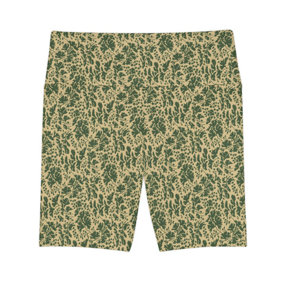Pietruszka Camo High-Rise Bike Shorts - Concealing Coloration