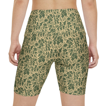 Pietruszka Camo High-Rise Bike Shorts - Concealing Coloration