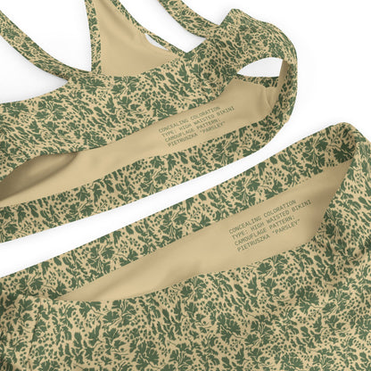 Pietruszka Camo High-Waisted Bikini Set _ Concealing Coloration
